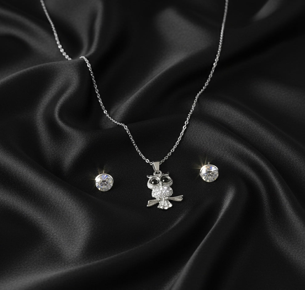 Ensemble et collier boucles d’oreille